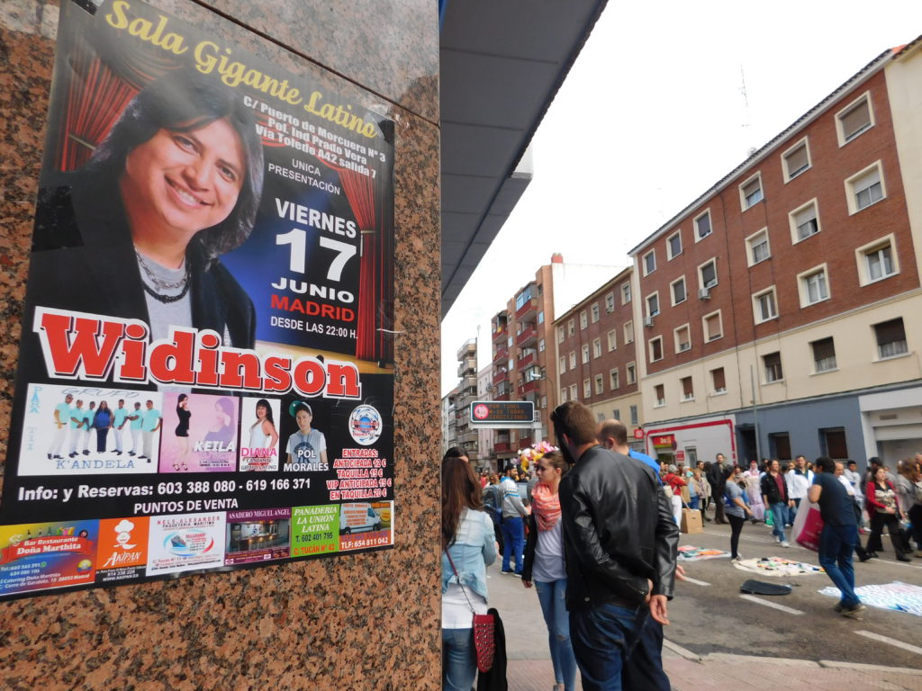 Calles de Carabanchel, el distrito madrileño con más ecuatorianos.